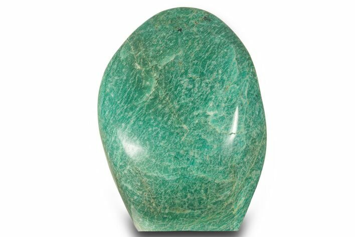 Free-Standing Chatoyant Polished Amazonite - Madagascar #383963
